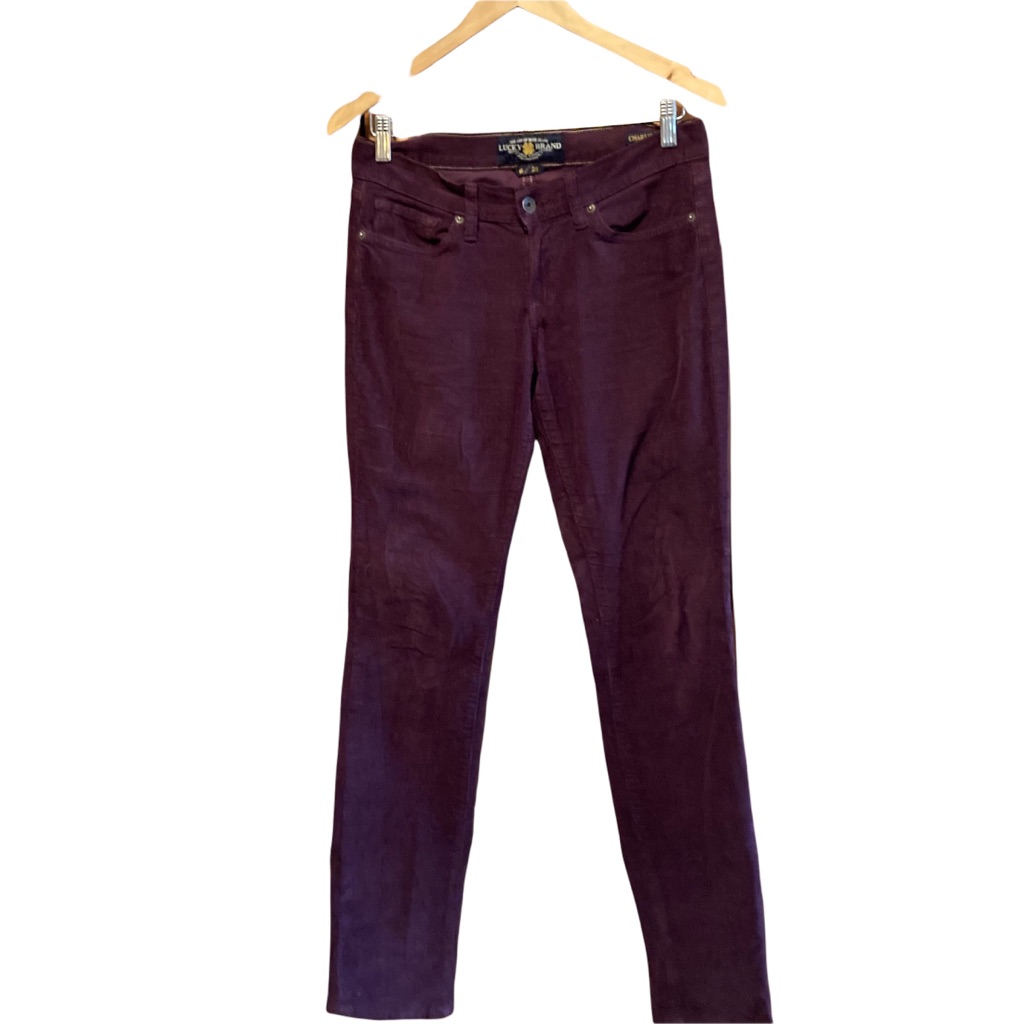Lucky Brand Plum Corduroy Skinny